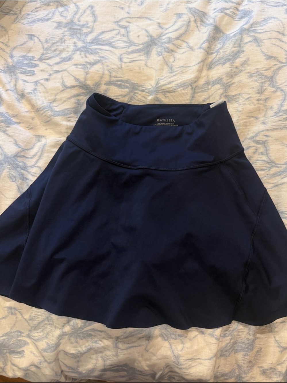 Athleta Navy Circle Skater Skirt
